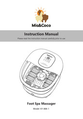 Mia&Coco KY-888-1 Instruction Manual