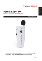 Williams Sound PKT 2.0 User Manual