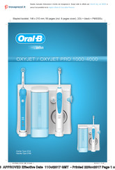 Braun Oral-B OxyJet 1000 Manual