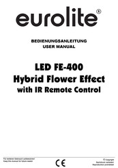 EuroLite LED FE-400 User Manual
