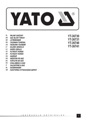 YATO YT-36740 Original Instructions Manual