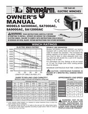 DL StrongArm SA7000AC Owner's Manual