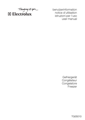 Electrolux TG 05010 User Manual