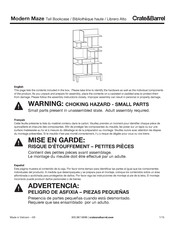 Crate&Barrel Modern Maze Manual