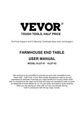 VEVOR KLST-01 User Manual
