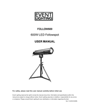 Event Lighting FOLLOW600 User Manual