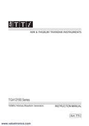 Aim-TTI TGA12100 Series Instruction Manual