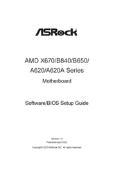 ASROCK AMD B650 Series Software Setup Manual