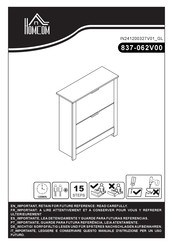 HOMCOM 837-062V00 Manual