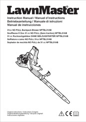 LawnMaster NPTBL31AB Instruction Manual