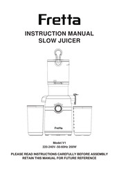 Fretta V1 Instruction Manual