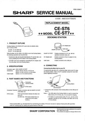 Sharp SL 5500 - Zaurus CE-ST7 Docking Station Service Manual