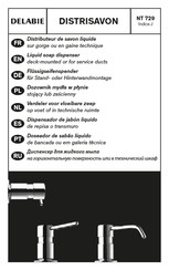 Delabie 729008 Manual
