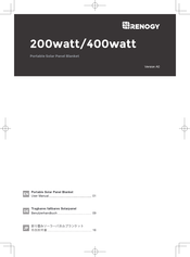Renogy RSP400SB User Manual