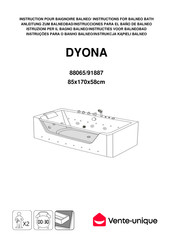 Vente Unique DYONA 88065/91887 Instructions Manual