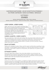 FF Europe DSHB05 Original Instruction Manual