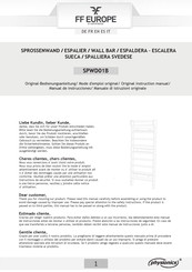 Ff Europe SPWD01B Original Instruction Manual