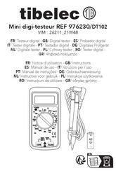 tibelec DT102 Instructions Manual