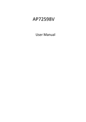 Ampak AP72598V Series User Manual