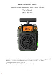 HanRongDa HRD-777 User Manual