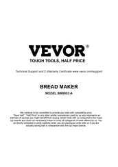 VEVOR BM8902-A Manual