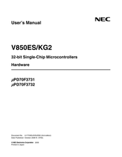NEC V850ES/KF2 User Manual