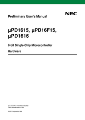 NEC mPD16F15 Preliminary User's Manual