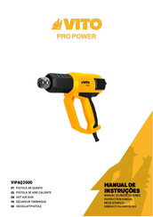 VITO PRO POWER VIPAQ2000 Instruction Manual