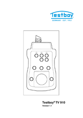 Testboy TV 910 Operating Manual