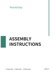 YitaHome FTOFBC-6067 Assembly Instructions Manual