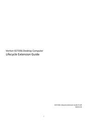 Acer Veriton X2720G Lifecycle Extension Manual