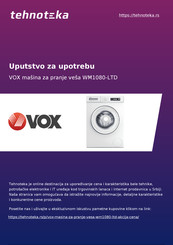 Vox WM1080LTD User Manual