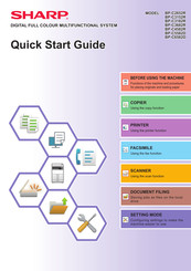 Sharp BP-5582D Quick Start Manual