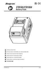 Snap-On CTB1856 Original Instructions Manual