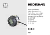HEIDENHAIN SE 640 Mounting Instructions