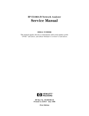 HP E5100B Service Manual