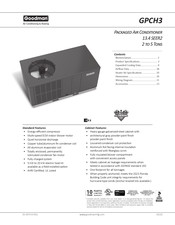 Goodman GPCH3 Series Manual