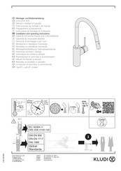 Kludi E-GO Voice Installation And Operating Instructions Manual
