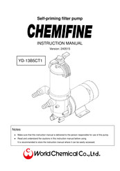 World Chemical YD-13B5CT1 Instruction Manual