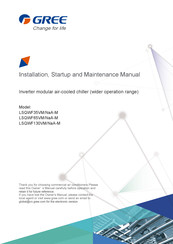 Gree LSQWF35VM/NaA-M Installation, Start-Up And Maintenance Manual