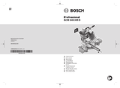 Bosch Professional GCM 340-305 D Original Instructions Manual