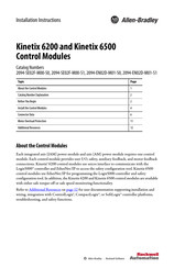 Rockwell Automation Allen-Bradley Kinetix 6200 Installation Instructions Manual