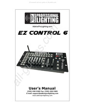 Adkins Professional lighting EZ CONTROL 6 User Manual