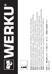 Werku WK400750 Original Instructions Manual