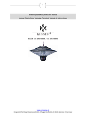 Kesser KHZ-DHS-1500FB Instruction Manual