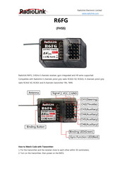 Radiolink R6FG User Manual
