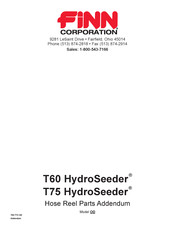 Finn HydroSeeder T60 User Manual