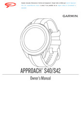 Garmin Approach S42 Oro Owner's Manual