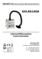 GALLUNOPTIMAL GOLRS100A User Manual