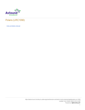 Astound URC1090 Manual